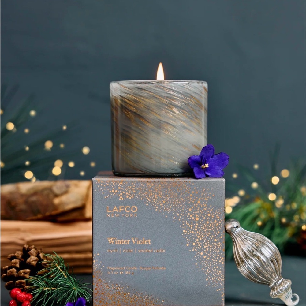 LAFCO New York Winter Violet Scented Candle